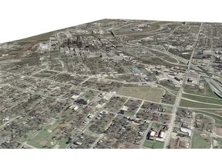 Shreveport City 3D Model preview
