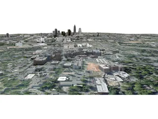 Charlotte City 3D Model preview