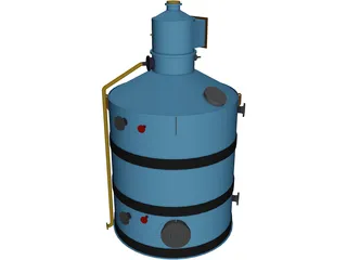 Salt Tank 3D Model preview