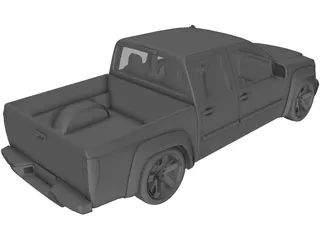 GMC Canyon (2007) 3D Model preview