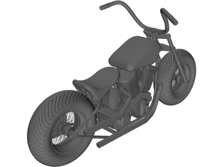 Turk Motorcycle 3D Model preview