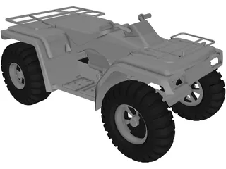 Honda Rancher 3D Model preview