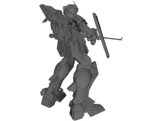 Gundam Light 3D Model preview