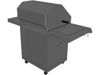BBQ Grill 3D Model preview