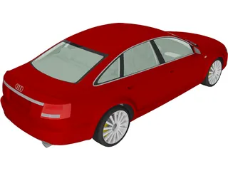 Audi A6 3D Model preview
