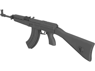 VZ58 Automatic Gun 3D Model preview