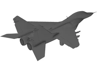 MiG-29 Fulcrum 3D Model preview