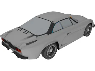 Renault Alpine A110 3D Model preview
