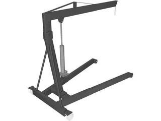 Engine Hoist 3D Model preview