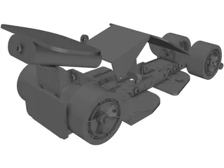 Controlled Car 3D Model preview