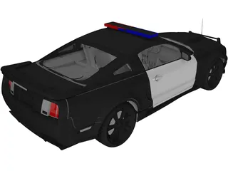 Ford Mustang Saleen Barricade 3D Model preview
