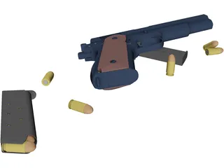 M1911 Load Out 3D Model preview