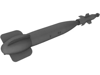 GBU-16 Laser Guided Weapon 3D Model preview