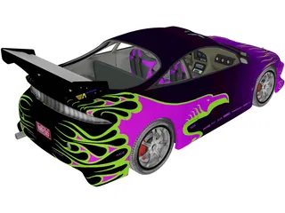 Mitsubishi Eclipse [Tuned] 3D Model preview