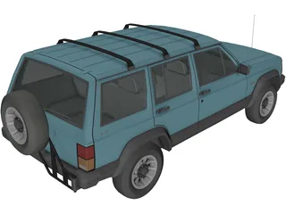 Jeep Grand Cherokee (1980) 3D Model preview