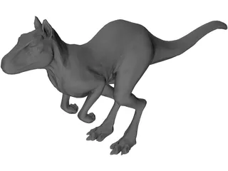 Kangaroo 3D Model preview