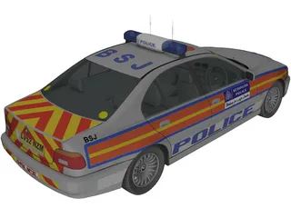 BMW Police 3D Model preview