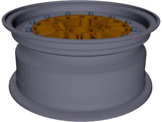 VA Wheel 6x13 3D Model preview
