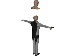 Daniel Craig James Bond Model 3D Model preview