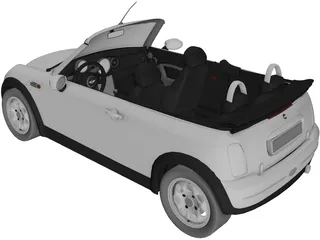 Mini Cooper Cabrio 3D Model preview