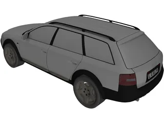 Audi Allroad 3D Model preview