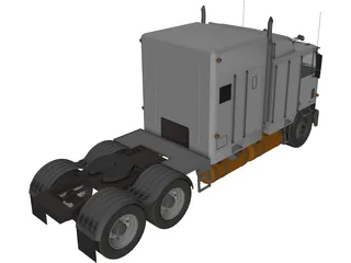 International 9600 Cabover 3D Model preview