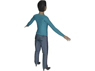 Woman 3D Model preview