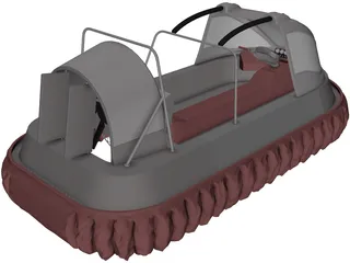 Hovercraft GTX 3D Model preview