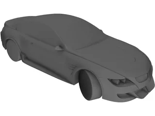 BMW 6-series Coupe 3D Model preview