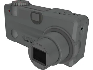 Minolta Dimage F100 3D Model preview