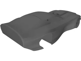 Muscle Car Concept 3D Model preview