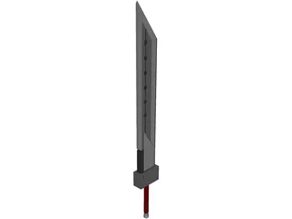 Buster Blade 3D Model preview