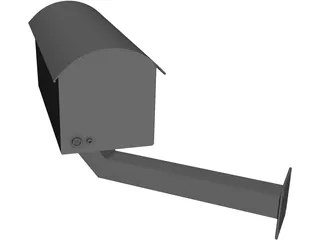 Fake Security Camera 3D Model preview