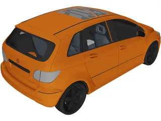 Mercedes-Benz B-class (2006) 3D Model preview