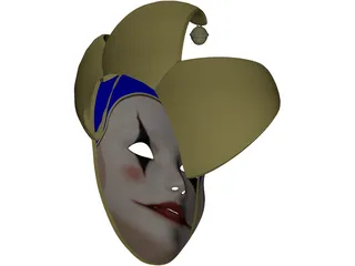 Jolly Mask 3D Model preview