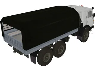 Kamaz 4310 3D Model preview