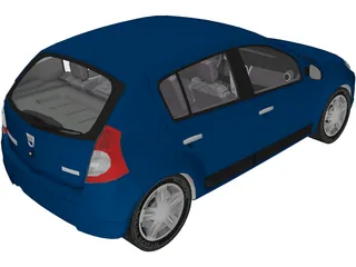 Renault/Dacia Sandero 3D Model preview