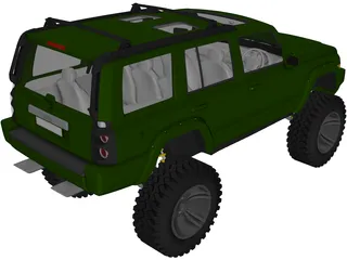 Jeep Commander [Lifted] 3D Model preview