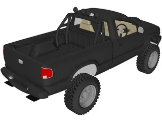 Chevrolet S-10 Pickup [Lifted] 3D Model preview