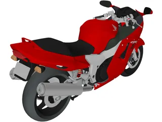 Honda CBR1100XX 3D Model preview
