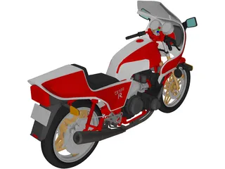 Honda CB1100R 3D Model preview