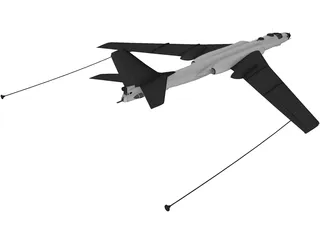 Xian H-6 3D Model preview