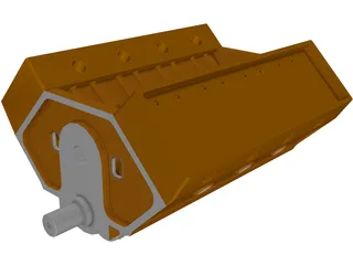 V8 Engine 3D Model preview