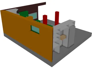 Kitchen 3D Model preview