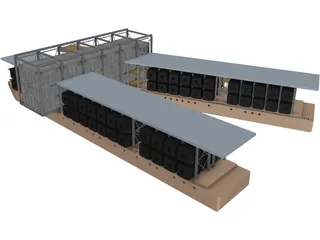 Botel 3D Model preview