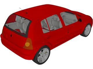 Renault Clio 3D Model preview