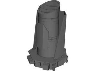 Kepler Telescope 3D Model preview