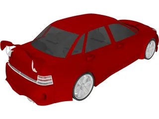 VAZ 2110 Evolution Concept 3D Model preview