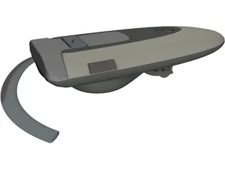 Motorola Bluetooth Earpiece 3D Model preview