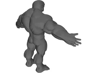 Hulk 3D Model preview